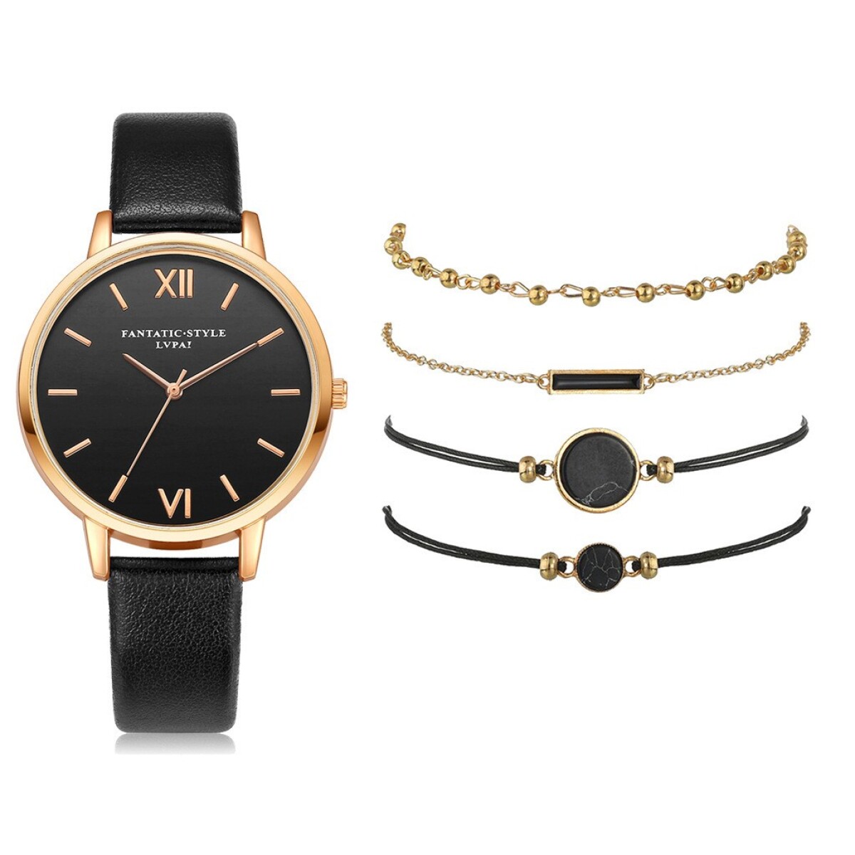 Set De Reloj Black - Negro 