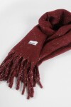 Bufanda lisa lurex bordo