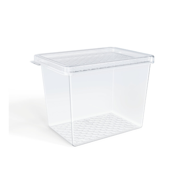 Caja organizadora M 1,3lts TRANSPARENTE