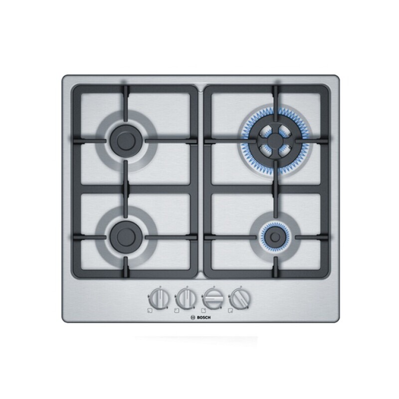 Anafe a Gas Bosch 4 hornallas PGH6B5B90 Anafe a Gas Bosch 4 hornallas PGH6B5B90