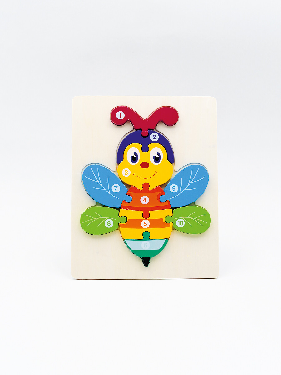 Puzzle top mariposa madera