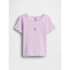 SS EMB SCALLOP TRIM TEE - APRIL PALE LILAC 2