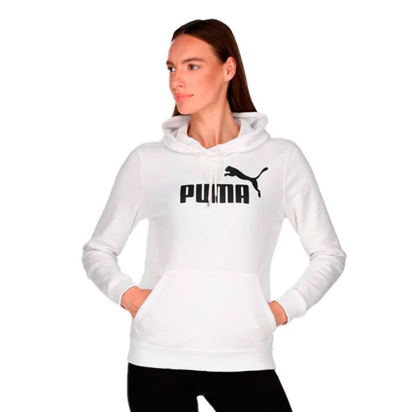 Puma Canguro Ess Logo Hoodie Tr Blanco Blanco