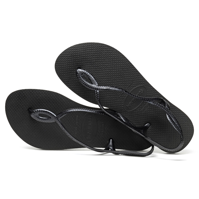 Sandalias Havaianas Luna FC Mujer Negro