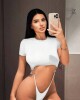 BODY CON ARO BLANCO