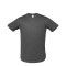 Camiseta a la base dry fit de niño Gris carbón