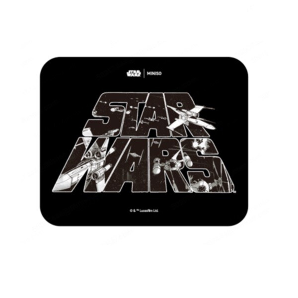 Mousepad Star Wars negro
