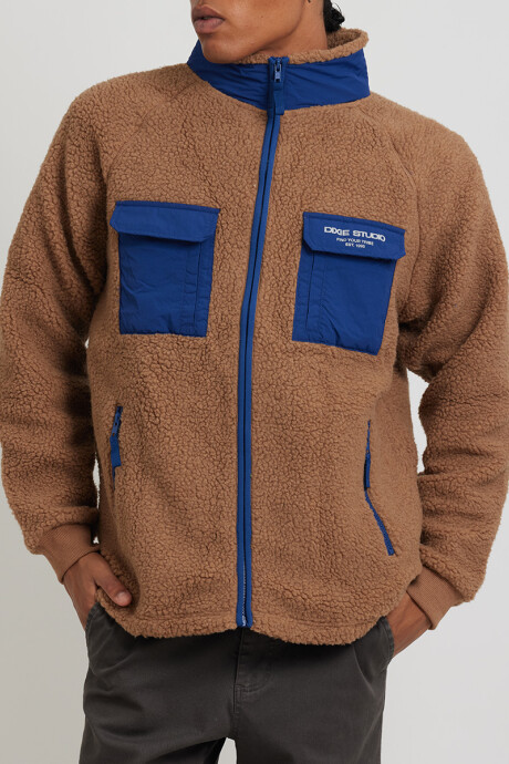 CAMPERA KEIRAN ( SHERPA ) DIXIE MarrÓn