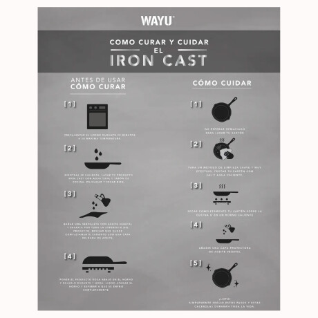 Sartén Wayu Iron Cast 20 cm