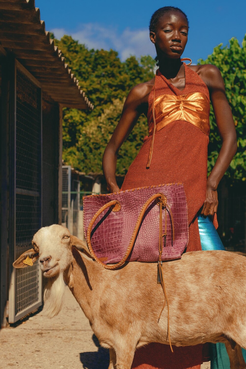 Goddess dress Naranja
