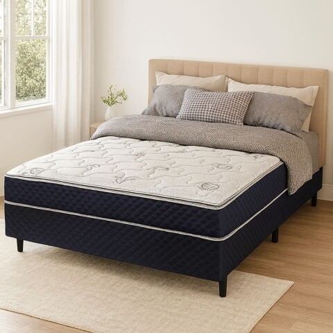 Sommier ATENAS - 2 Plazas - Espuma EPS y Pillow Top - 140x190x64 180K Sommier ATENAS - 2 Plazas - Espuma EPS y Pillow Top - 140x190x64 180K