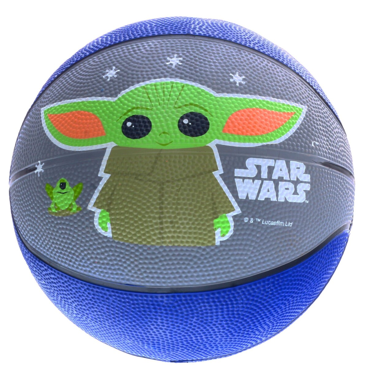 Pelota Disney Basket Baby Yoda - Azul - Gris 
