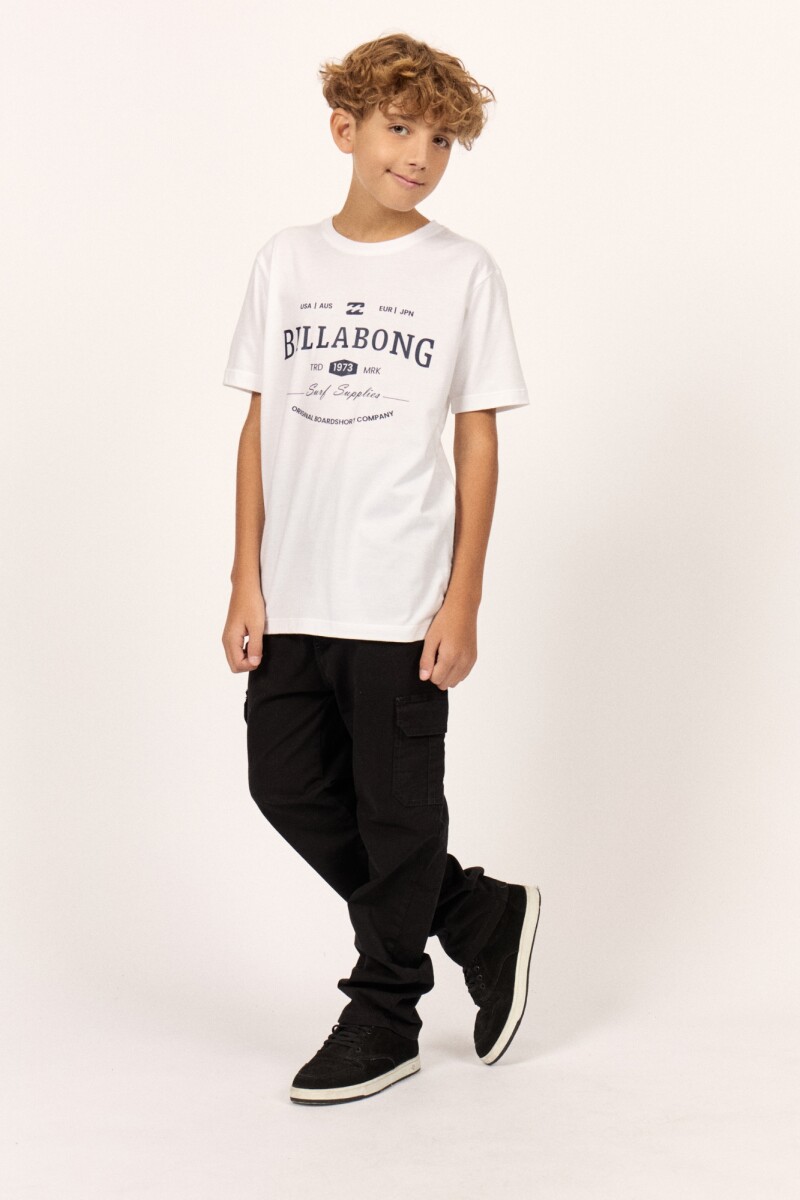 REMERA SOUTH RUNNER TEE BOYS B-blanco