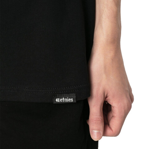 REMERA etnies TEAM EMB Black