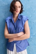 CAMISA GLORY Blanco/Azul