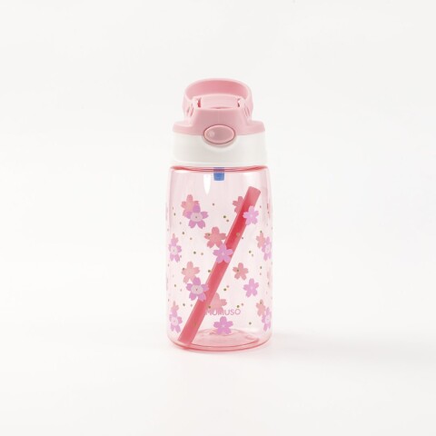 BOTELLA PLÁSTICA GATO MIMI CON TAPA FLIP Y SORBETE (480 ML / ROSA) BOTELLA PLÁSTICA GATO MIMI CON TAPA FLIP Y SORBETE (480 ML / ROSA)