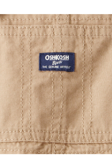 Enterito de algodón resistente, beige. Talles 3-24M Enterito de algodón resistente, beige. Talles 3-24M