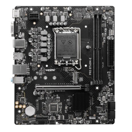 Mother Msi Pro B760M-E LGA1700 DDR5 001