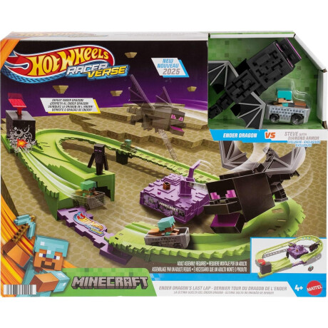 RacerVerse Minecraft y armadura de diamante fundido a presión Steve en vehículo Minecart RacerVerse Minecraft y armadura de diamante fundido a presión Steve en vehículo Minecart