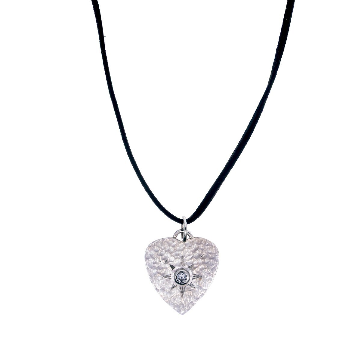 Dije de plata 925 con circonia. 