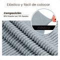 Funda Para Silla Comedor Cubre Asiento Elastizada Y Lavable Beige