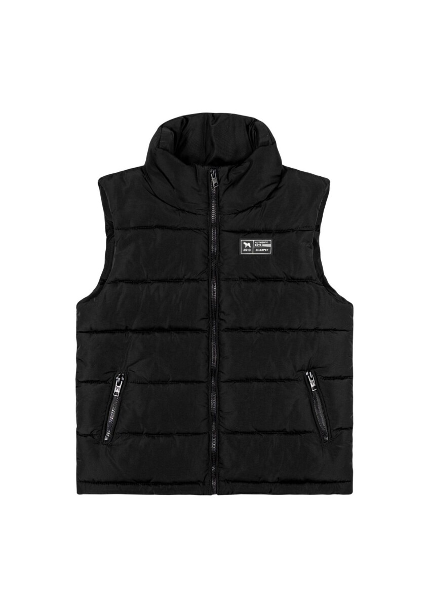 Chaleco Puffer - Negro 