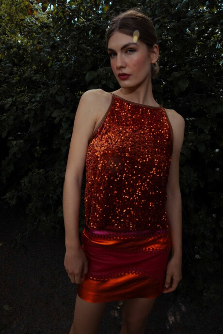 Using Top Velvet Naranja