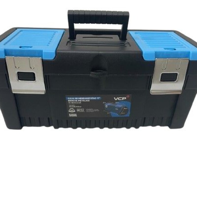 CAJA DE HERRAMIENTAS 17" BROCHE METALICO CAJA DE HERRAMIENTAS 17" BROCHE METALICO