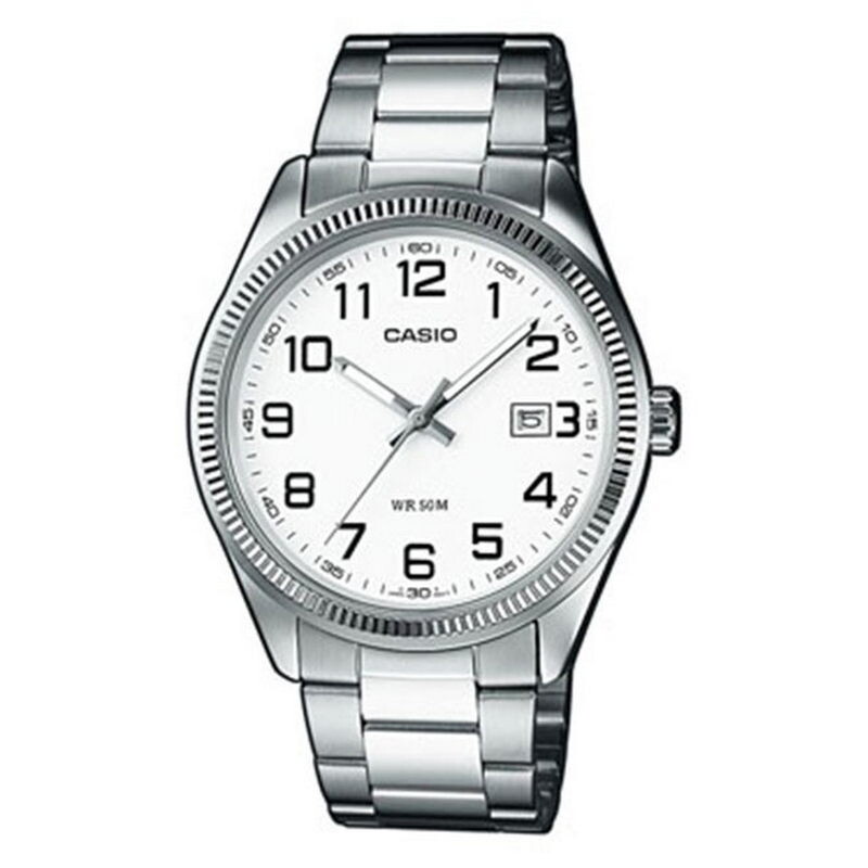 Reloj Casio MTP1302D-7BVDF para hombre en acero Plateado