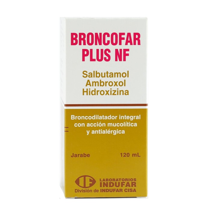 BRONCOFAR PLUS NF JBE. FR. X 120 ML. única