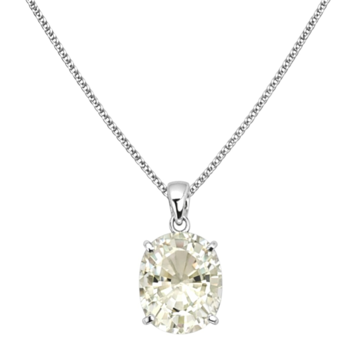 Dije solitario- Plata 925- con piedra cuarzo cristal- CP4864 - conpiedra 