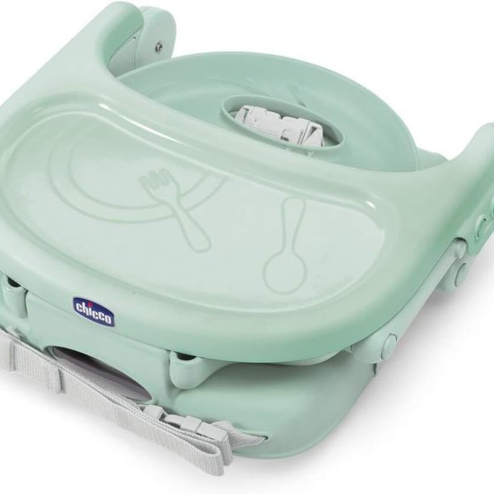 Silla de comer portatil POCKET CHICCO verde agua
