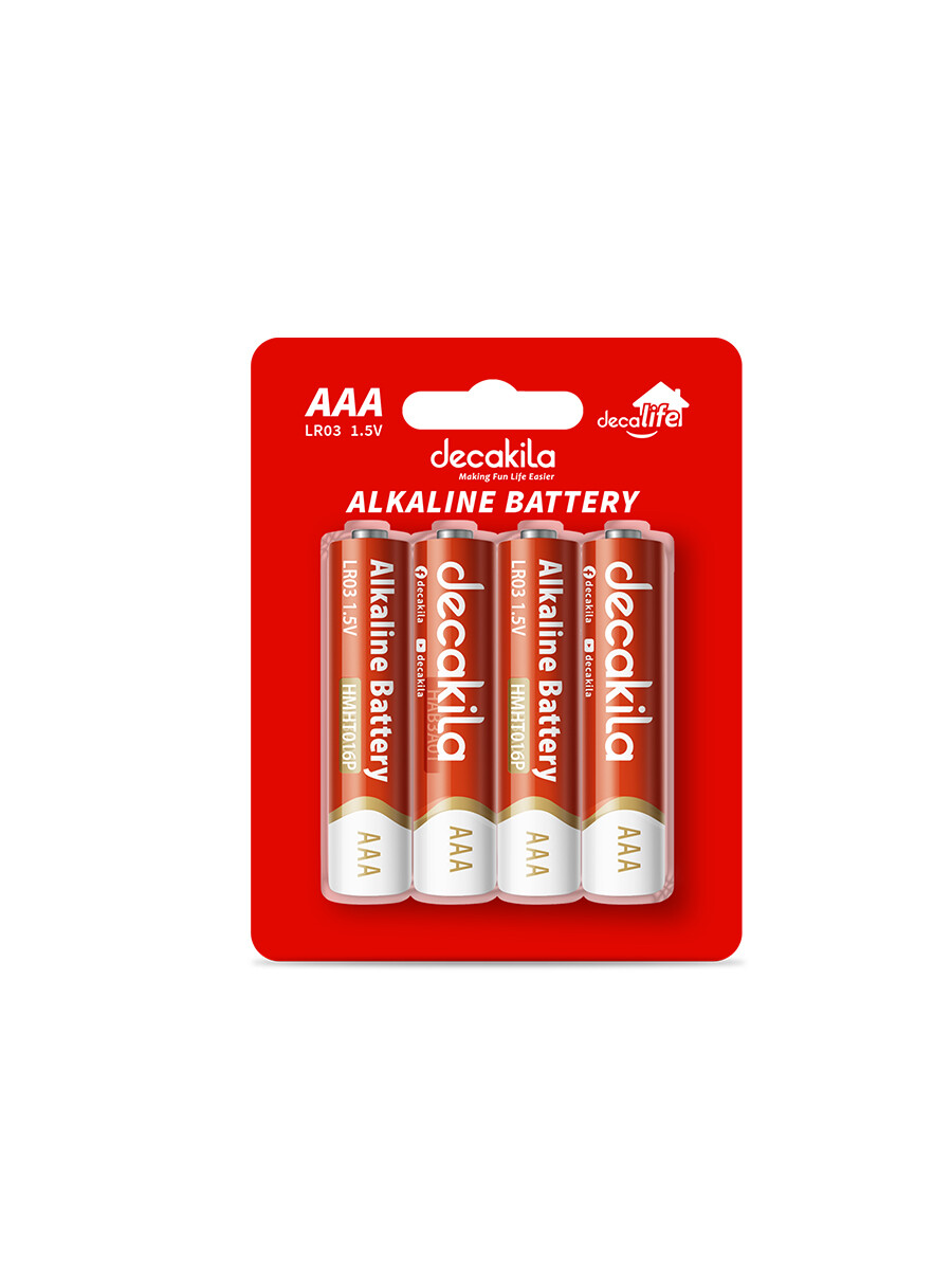 PILAS AAA PACK 4 PCS - ROJO 