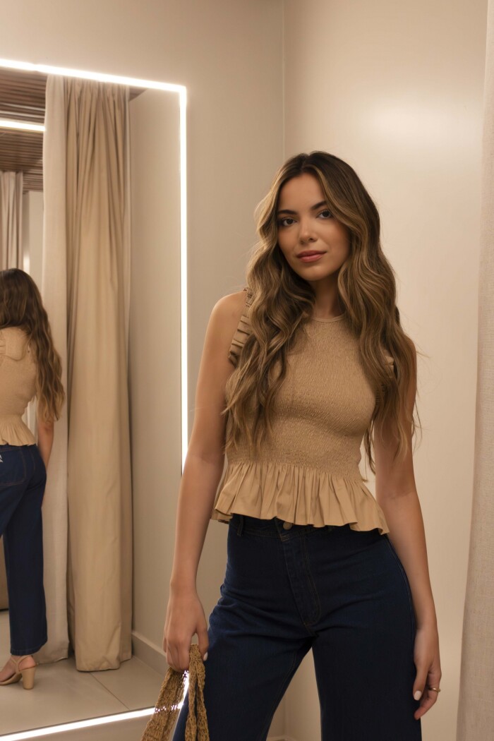 BLUSA OFELIA BEIGE BLUSA OFELIA BEIGE