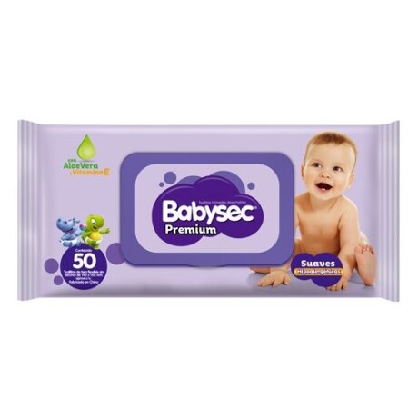 Toallitas Húmedas de Bebé Babysec Premium 50 unidades Toallitas Húmedas de Bebé Babysec Premium 50 unidades