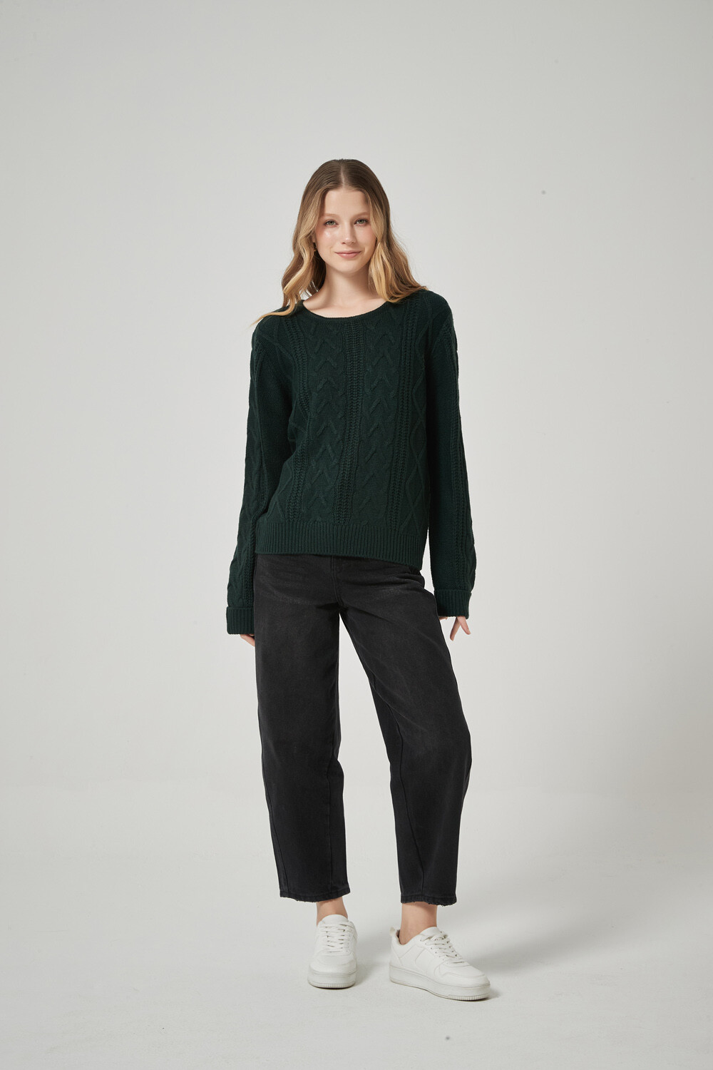 Sweater Focio Verde Oscuro
