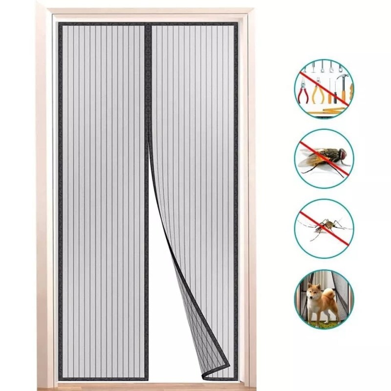 Cortina puerta mosquitero anti mosquitos y moscas Cortina puerta mosquitero anti mosquitos y moscas