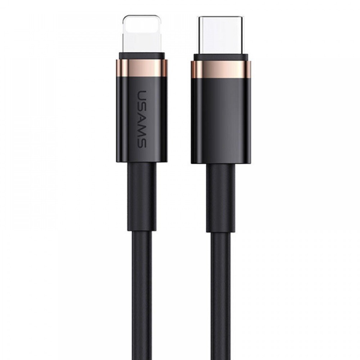 Cable Lightning Usb-c Carga Y Datos iPhone 20w 1.2m Usams - Color Variante Negro 