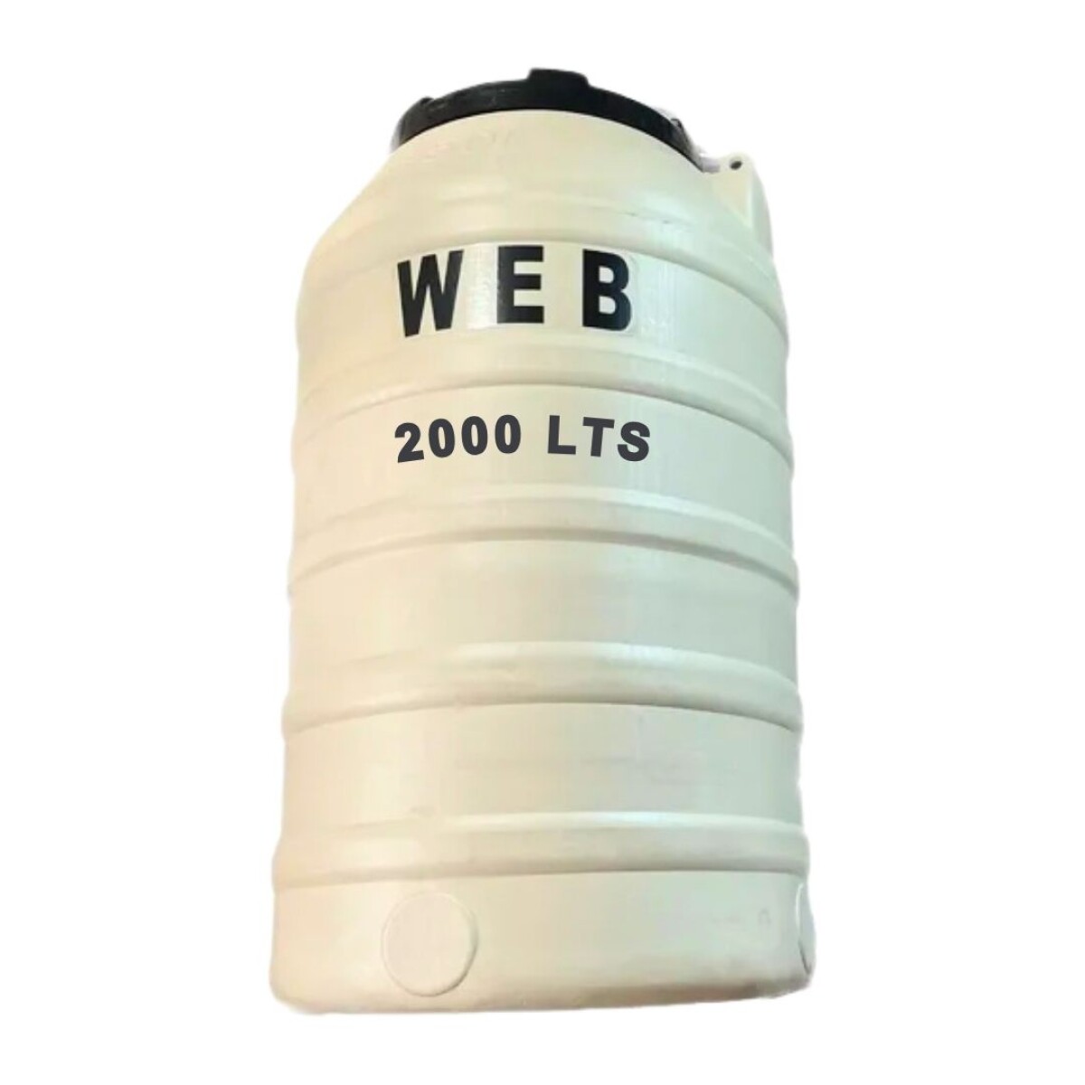 Tanque para Agua Cónico c/base Tricapa WEB 2000 Litros PPL incluidos. 