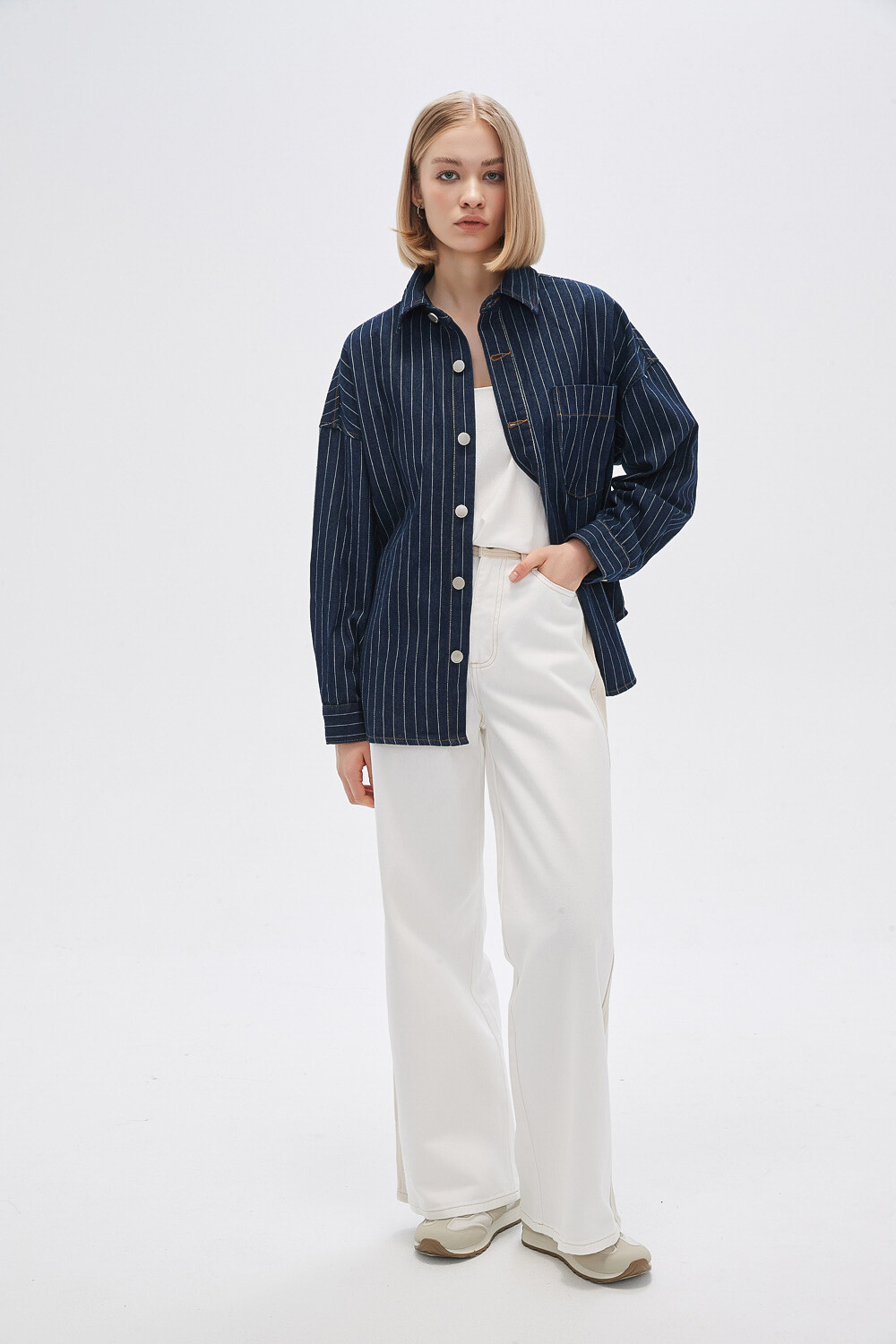 Campera Jackies Azul Medio