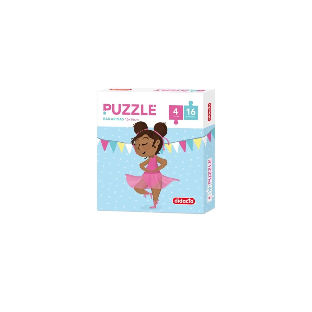Puzzle Bailarina 4 x16 Piezas 