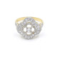 Anillo Oro 18K, Platino, Brillantes Y Diamantes Anillo Oro 18K, Platino, Brillantes Y Diamantes