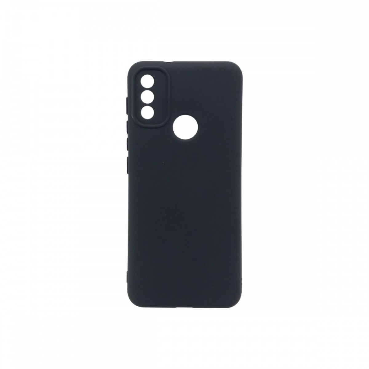 Protector para motorola e20 de silicona - Negro 