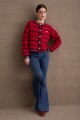 CARDIGAN TERRO TENNIS Rojo