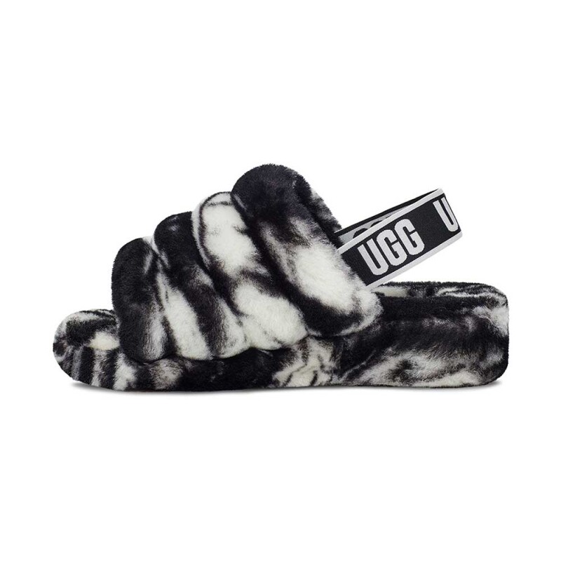 Fluff Yeah Slide Marble W - Mujer Black
