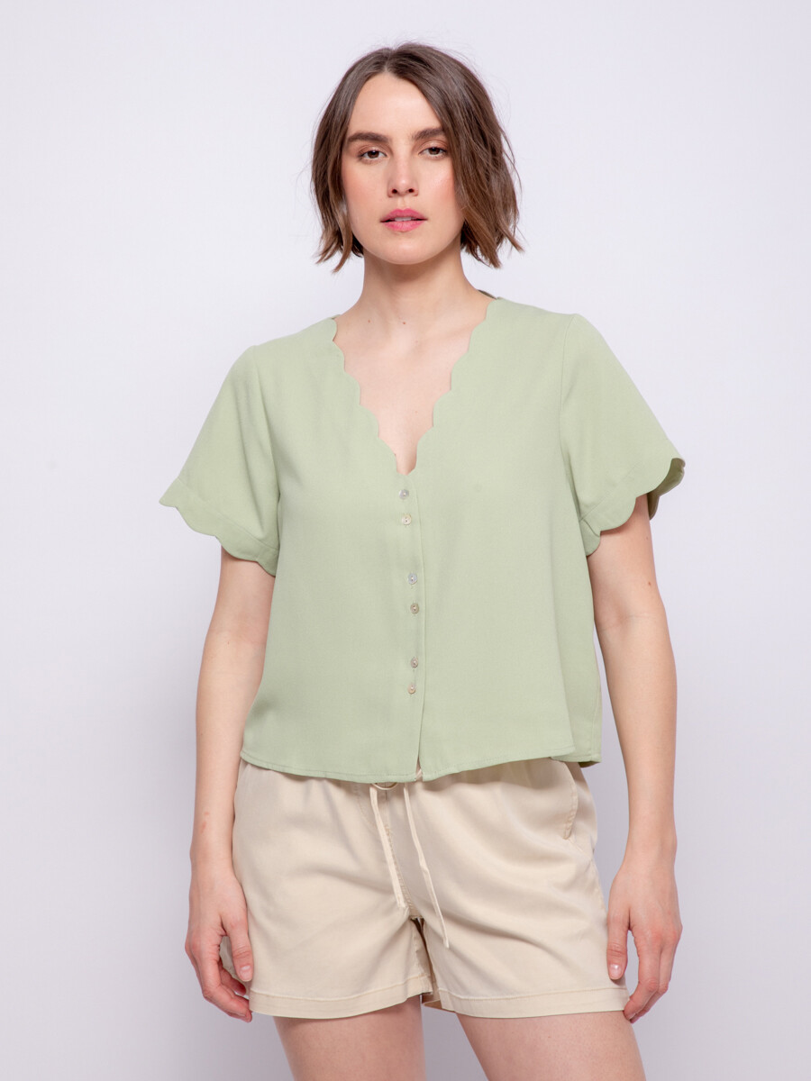 CAMISA KWAN - Verde Monte 