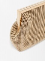 Bolso De Fiesta Mesh dorado