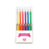 Bolígrafos de gel neón 6 colores Djeco Bolígrafos de gel neón 6 colores Djeco