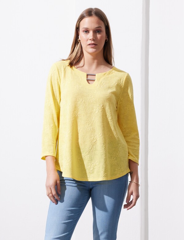 Blusa Labrada AMARILLO