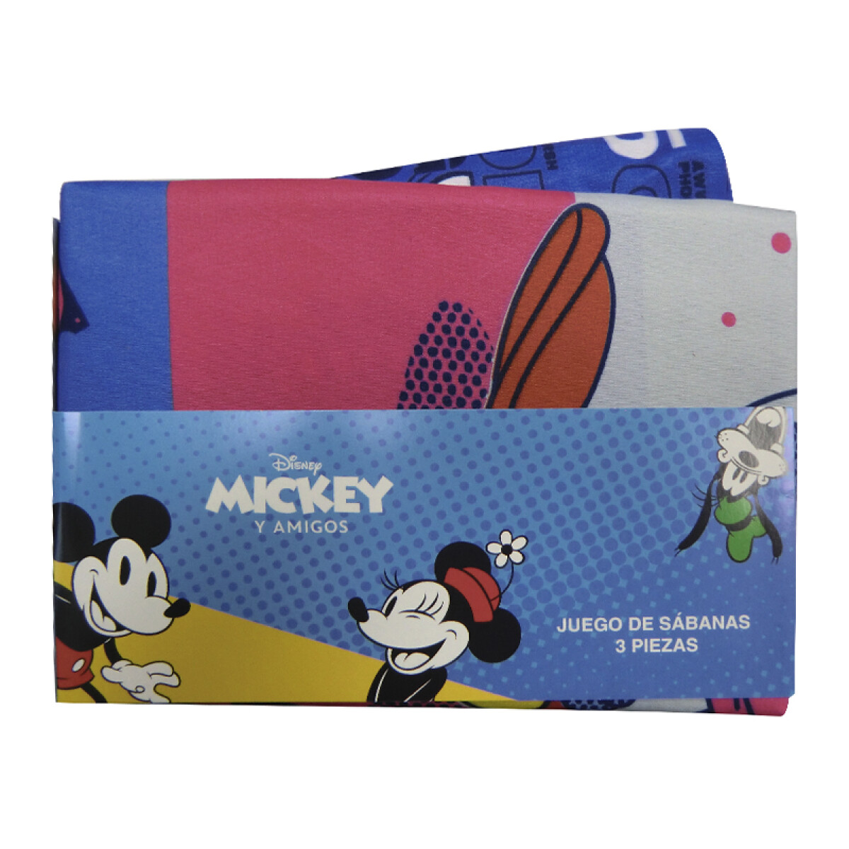 Juego Sábanas Infantiles 1 Plaza 100% Microfibra - Mickey 